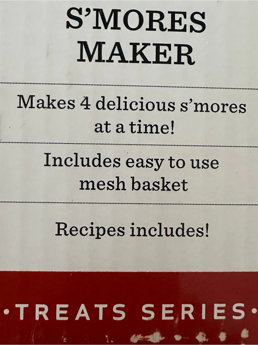 Bella S'mores Maker New With Box